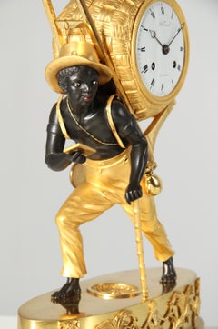 Early 19th Century Pendule Portefaix, Mantel Clock, Paris and Brussels, c. 1810