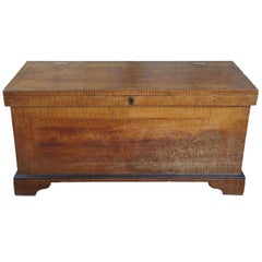 Early 19th Century Pennsylvania Pine Painted Grain Trunk or Blanket Chest