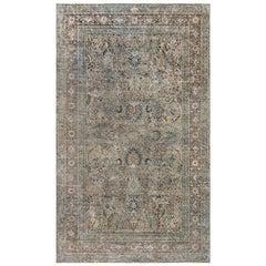 Authentic Early 19th Century Persian Meshad Rug