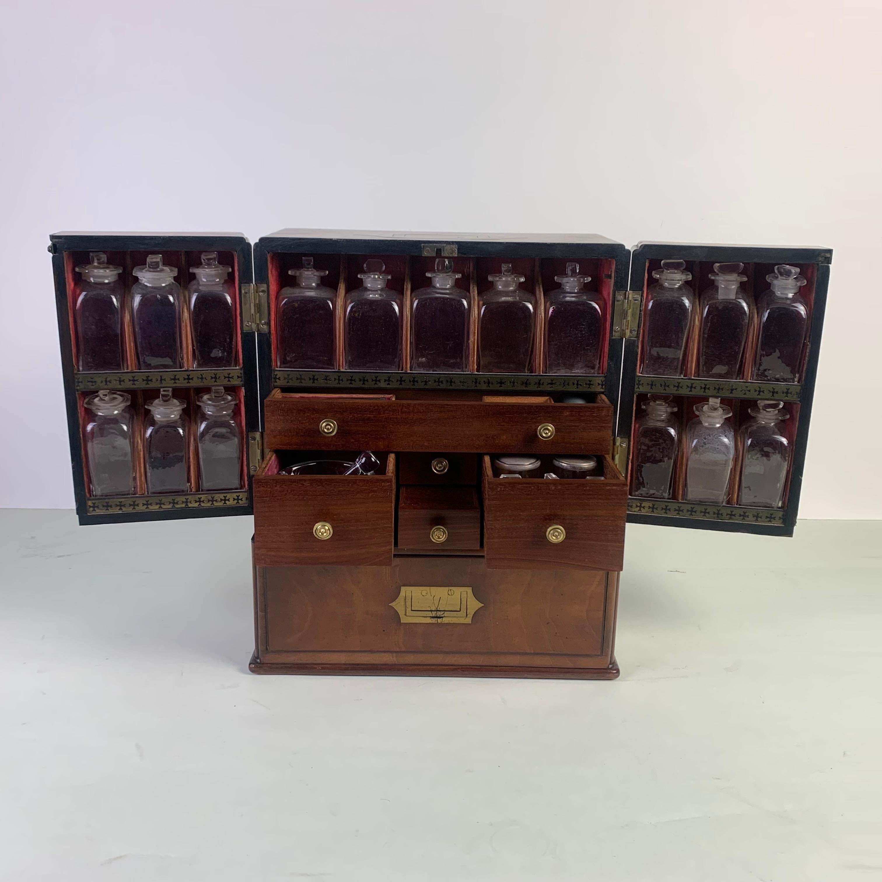 Regency Early 19th Century Physician's Apothecary/Medecine Box