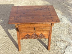 Early 19th Century Pine and Poplar Game Dressing Table from Spain
