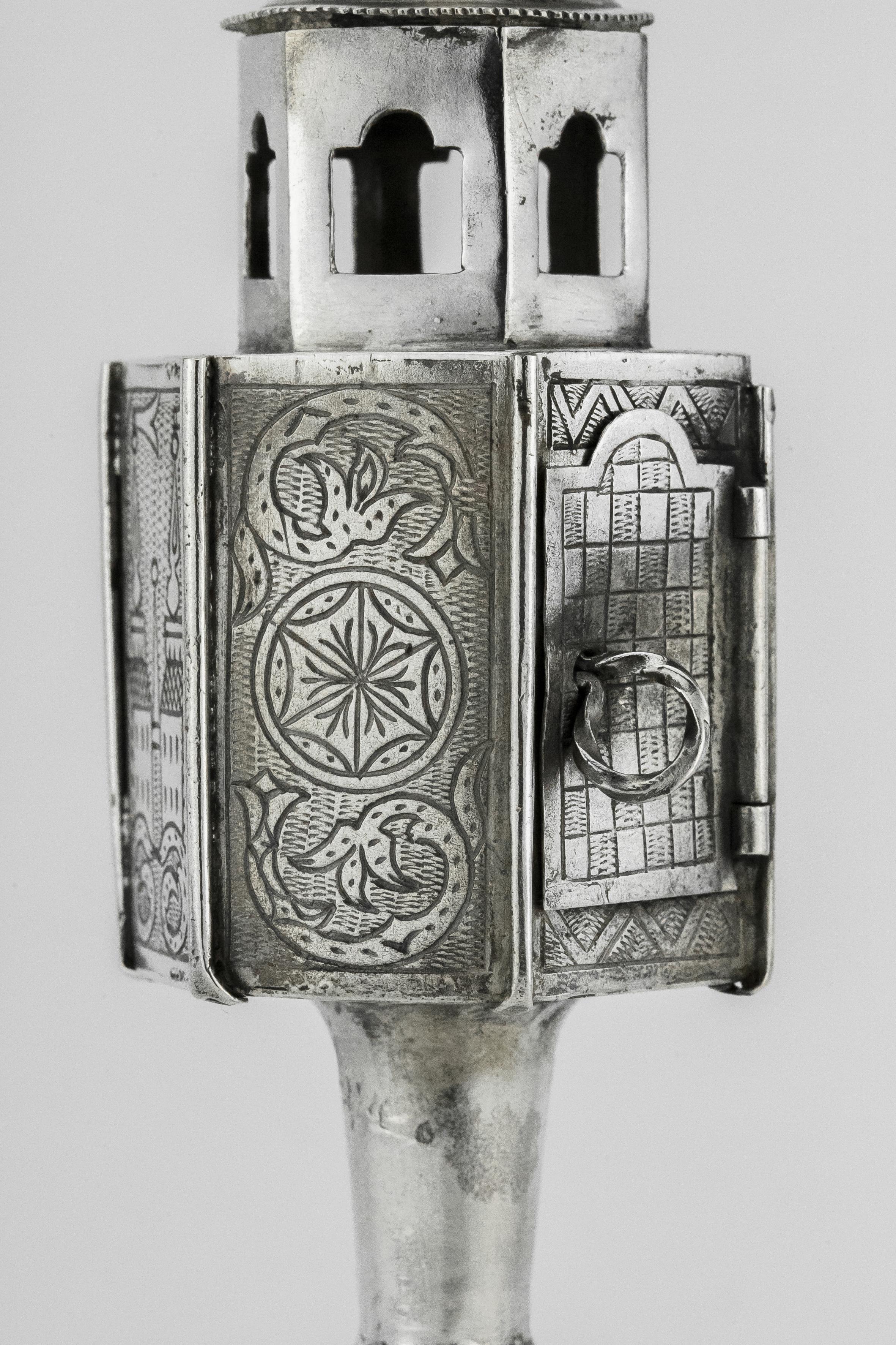 Early 19th Century Polish Silver Spice Tower 1