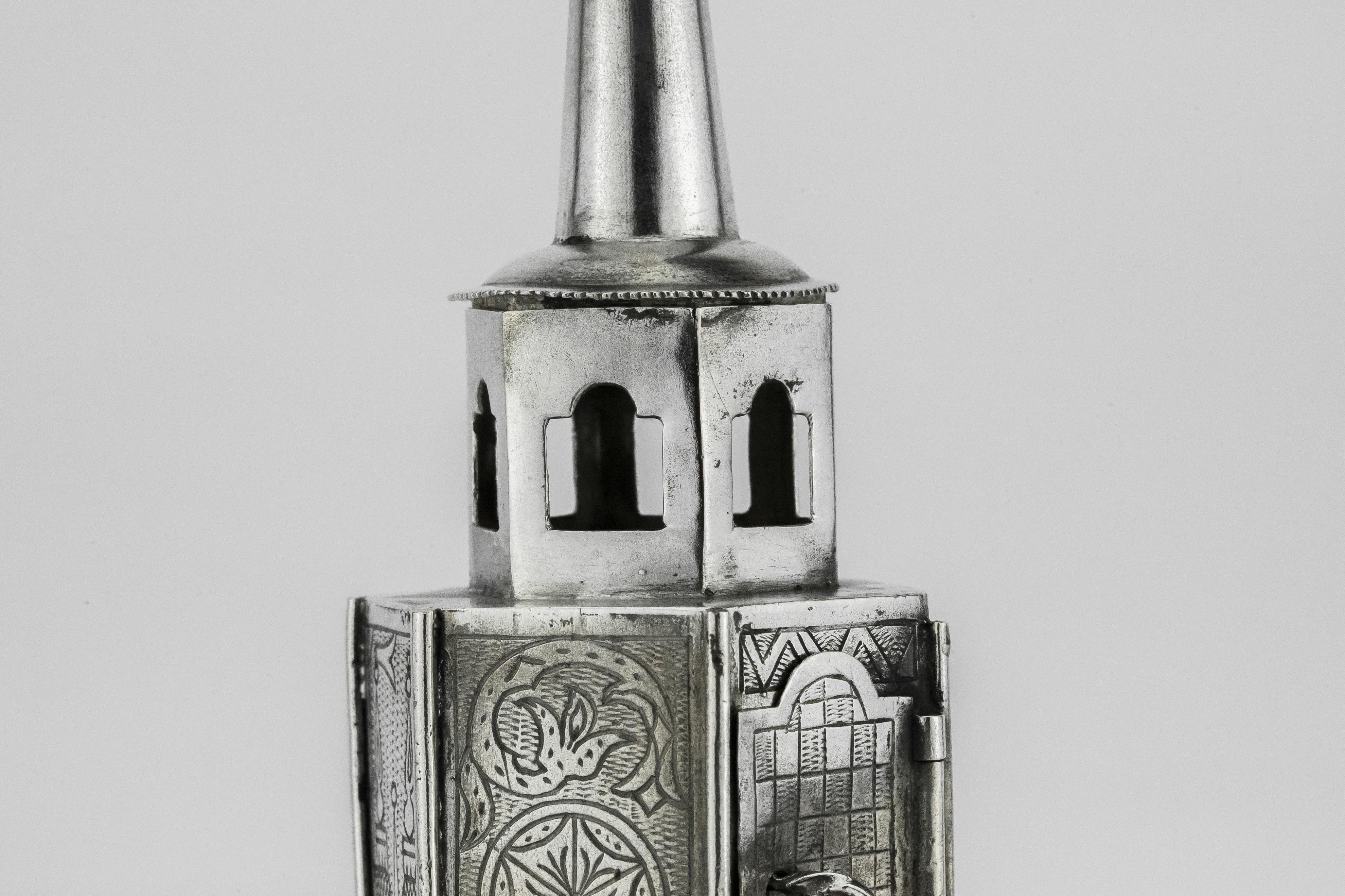 Early 19th Century Polish Silver Spice Tower 4
