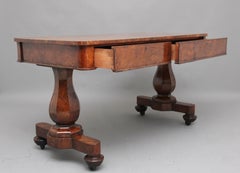 Early 19th Century Pollard Oak Library Table
