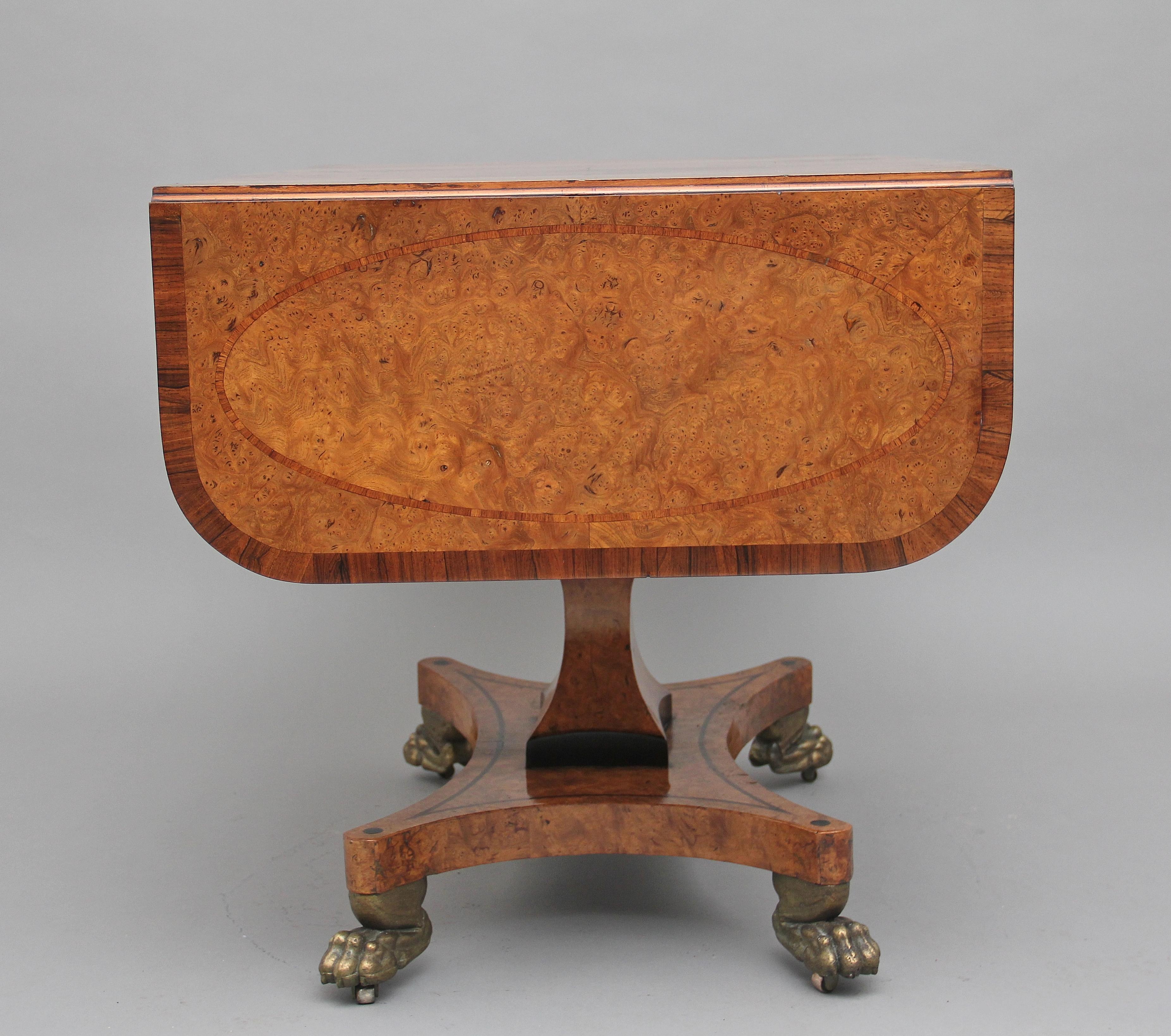 Mid-19th Century Early 19th Century Pollard Oak Sofa Table