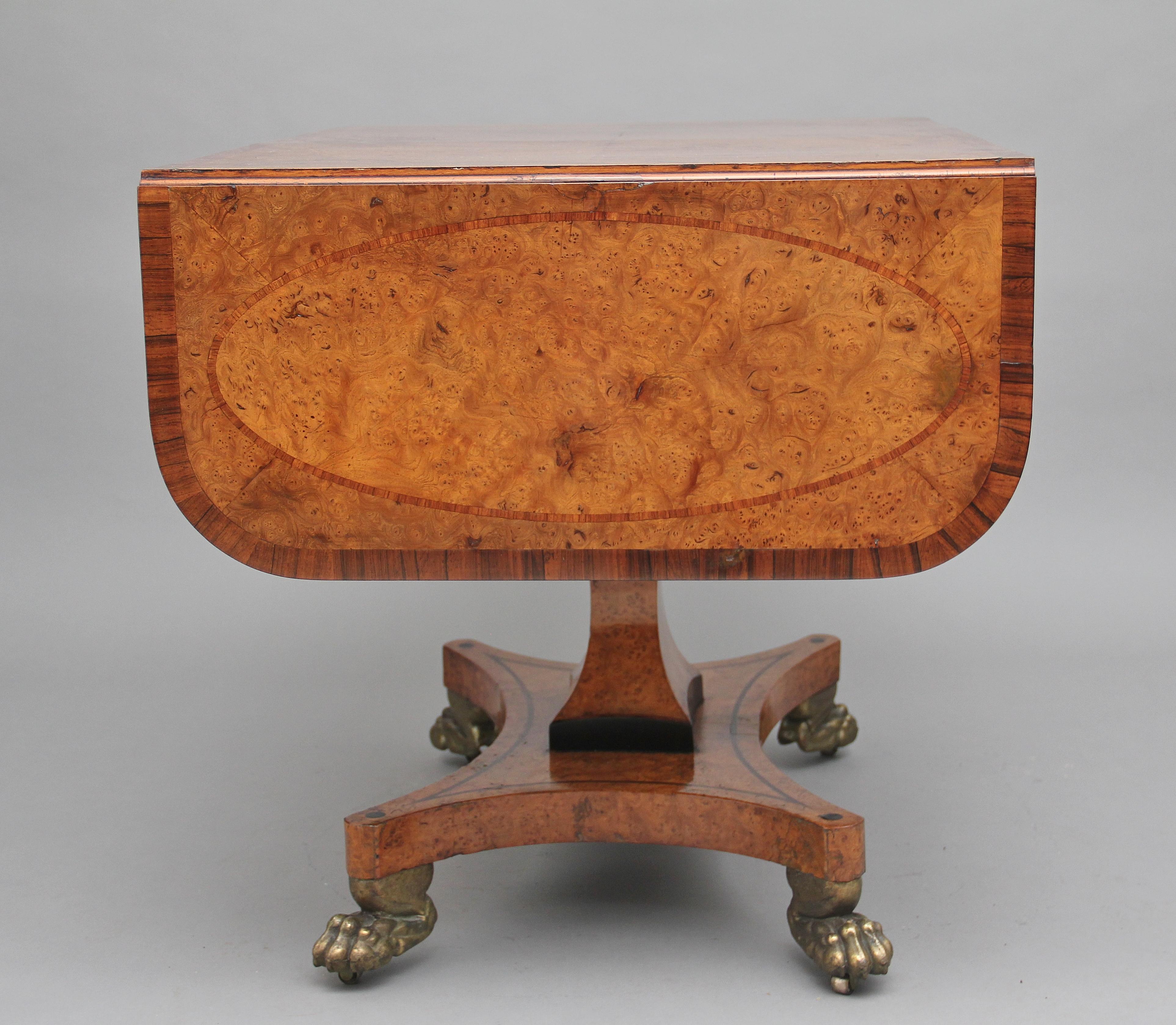 Early 19th Century Pollard Oak Sofa Table 2