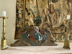 Early 19th Century Polychrome Wood Sculpture from France