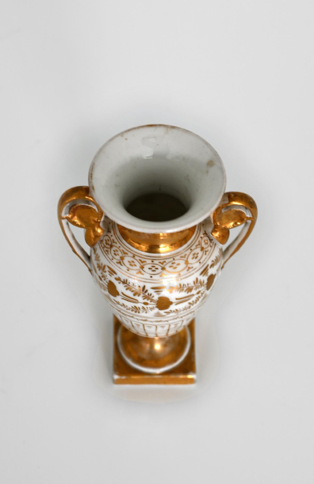 French Early 19th Century Porcelain Vase, Paris