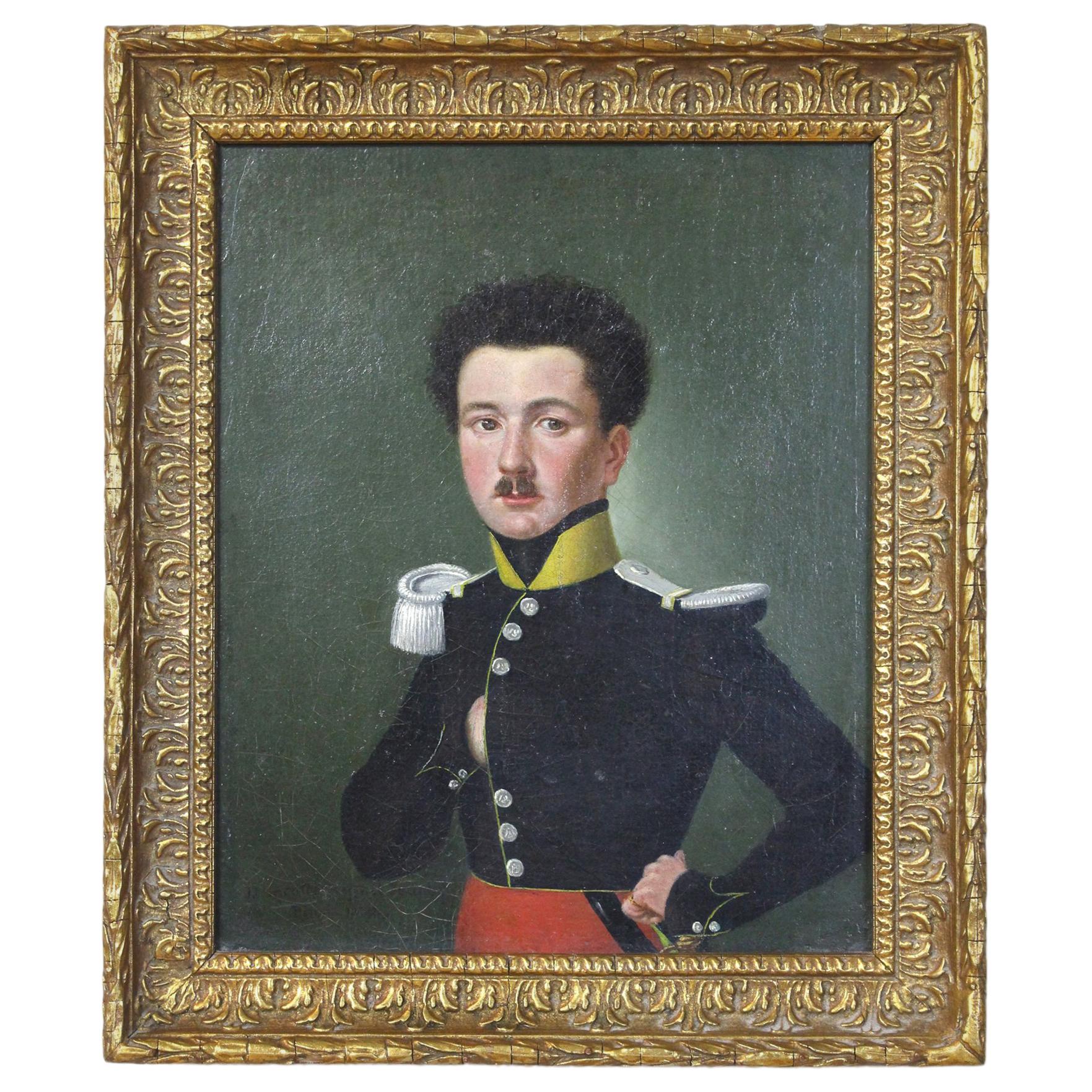 Early 19th Century Portrait of a French Officer