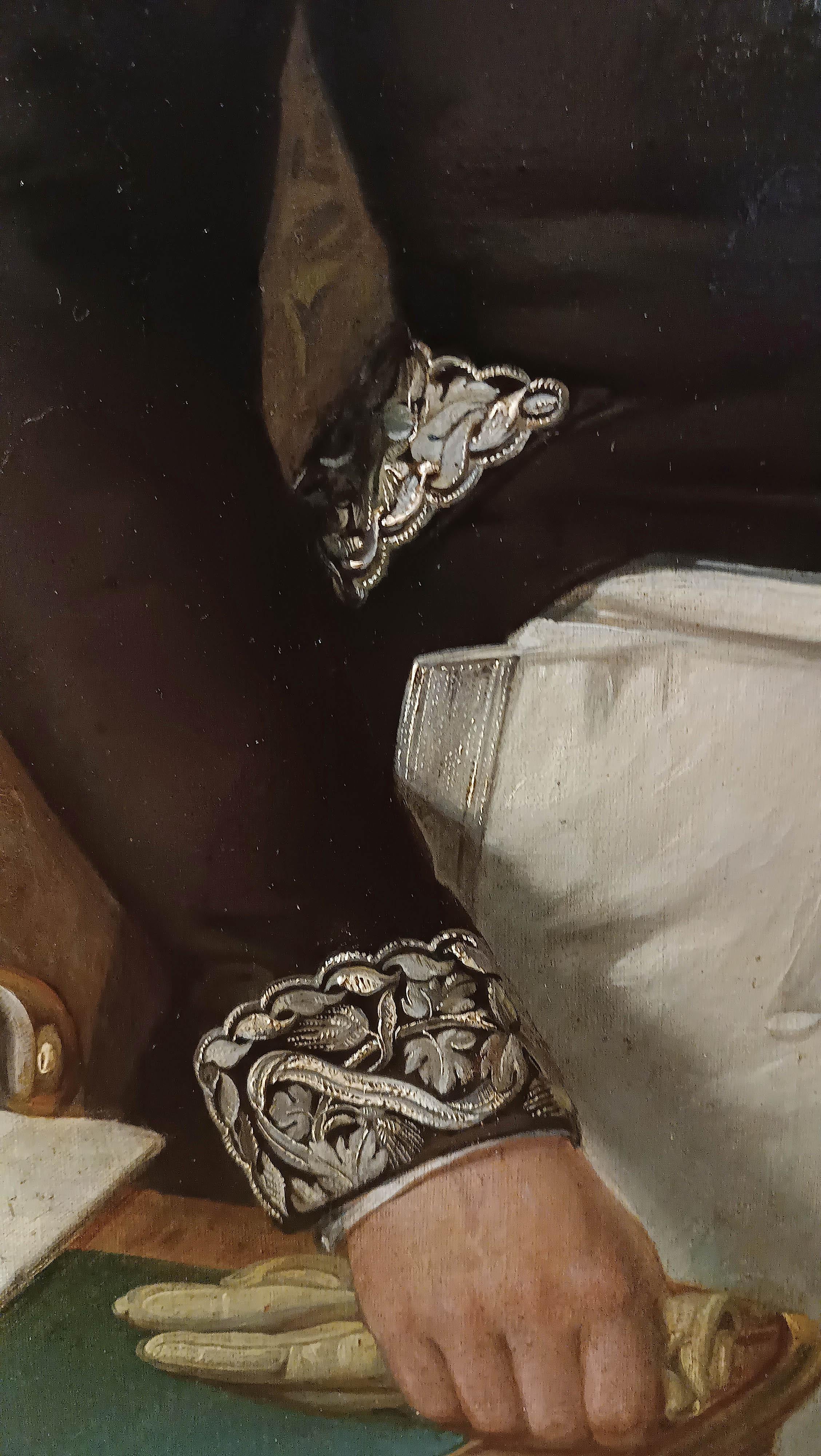 EARLY 19th CENTURY PORTRAIT OF A GENTLEMAN IN UNIFORM im Angebot 4