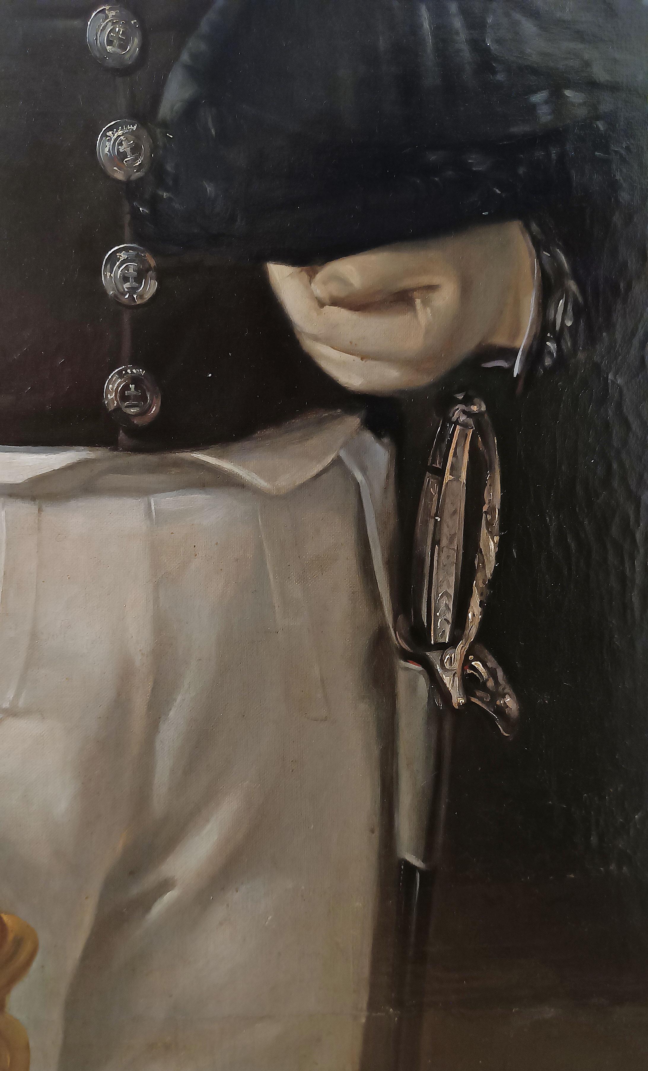 EARLY 19th CENTURY PORTRAIT OF A GENTLEMAN IN UNIFORM im Zustand „Gut“ im Angebot in Firenze, FI