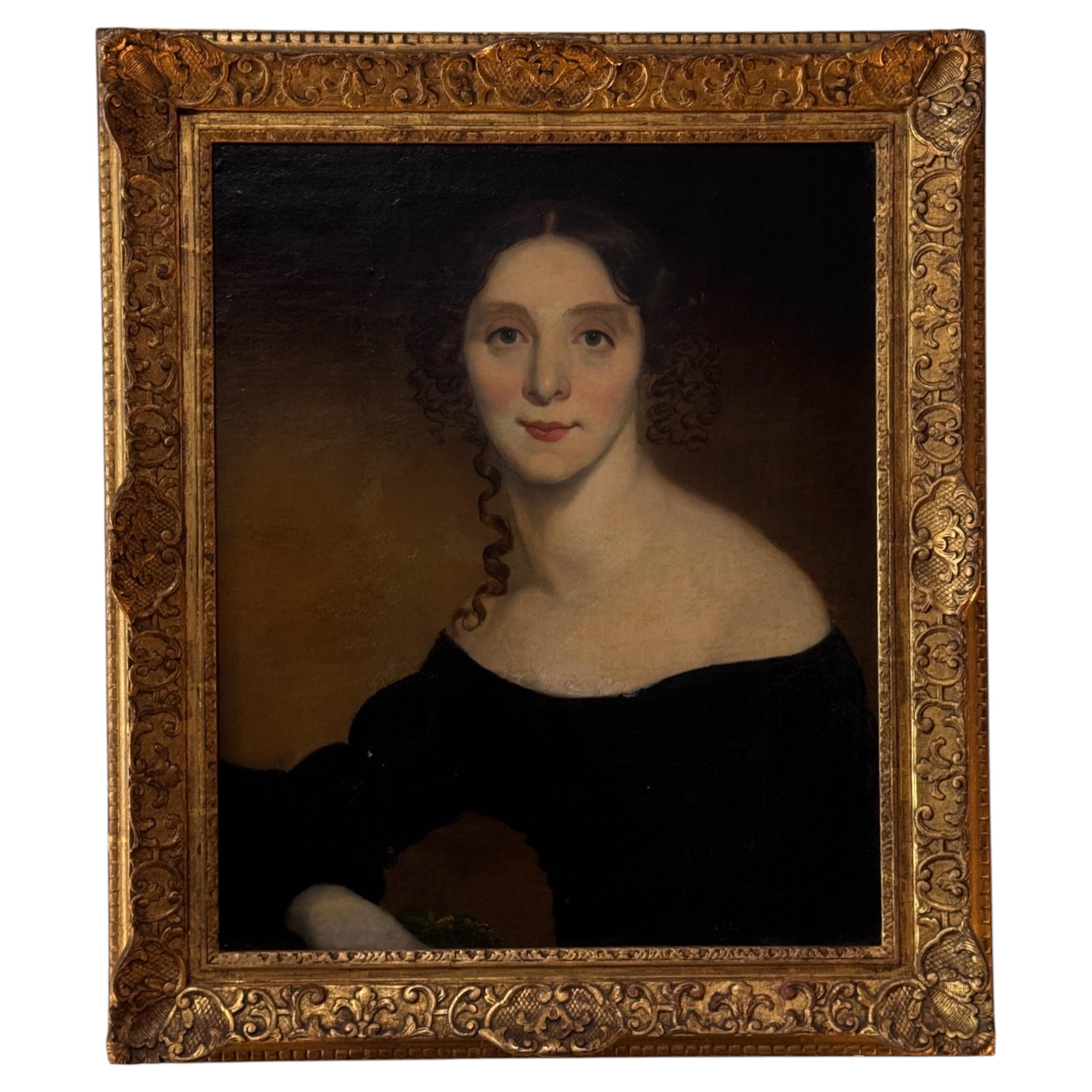 Early 19th Century Portrait of an Elegant Woman