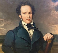 Early 19th Century Portrait of Naval Captain William Compton Bolton