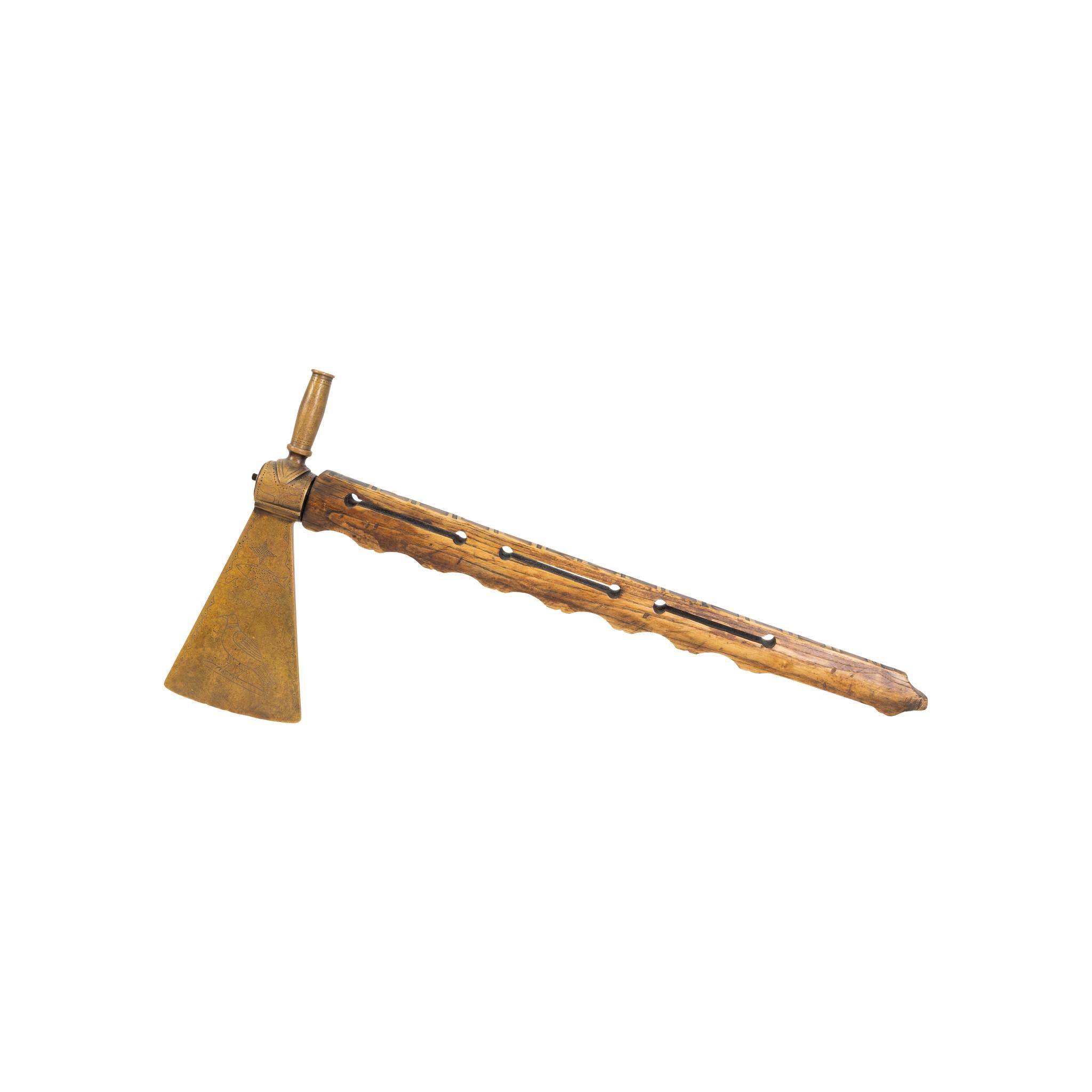 Early 19th Century Presentation Pipe Tomahawk en Bueno estado para la venta en Coeur d'Alene, ID
