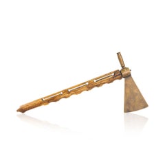 Early 19th Century Presentation Pipe Tomahawk