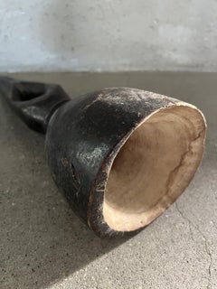 Mortaio di Wood primitivo dell'inizio del XIX secolo proveniente dal Congo