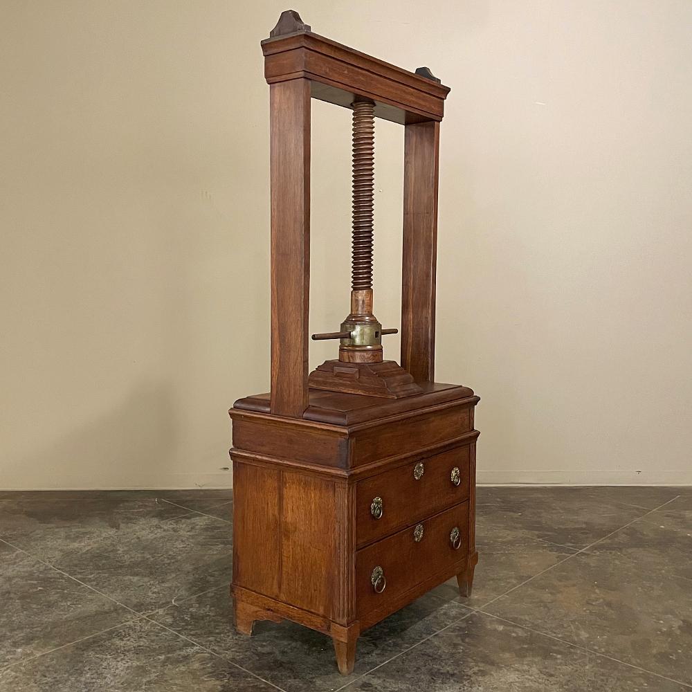 Early 19th Century Printer's Paper Press For Sale 7