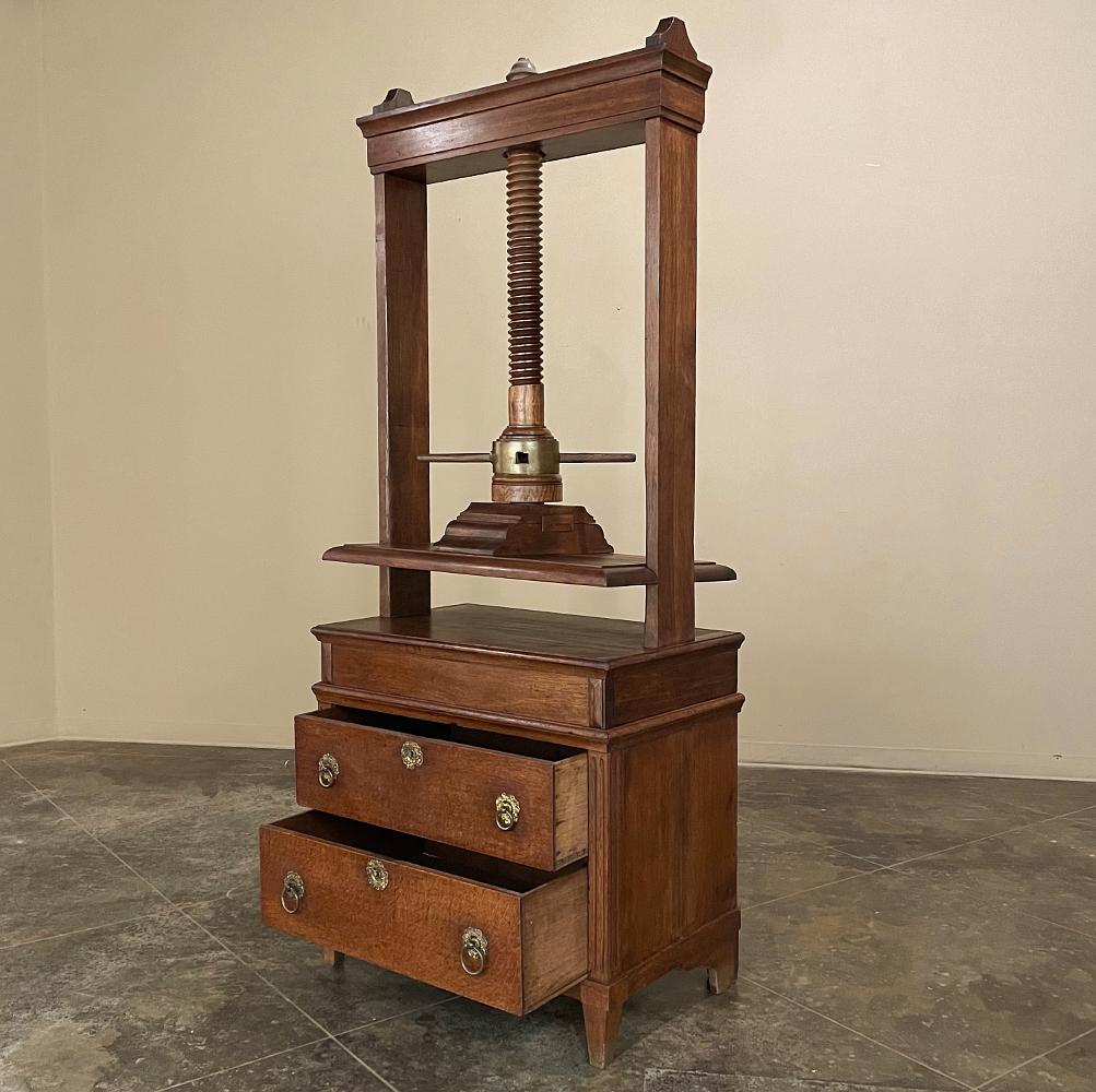 Dutch Early 19th Century Printer's Paper Press For Sale