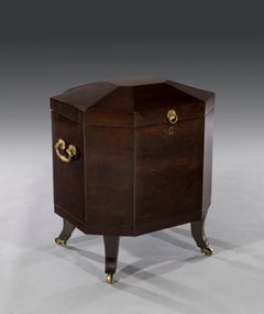 Early 19th Century RARE Regency Period Octagonal Partridgewood Wine Cellaret
