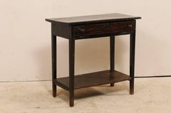 Early 19th Century Rectangular Brazilian Peroba Tropical Dark Wood Side Table