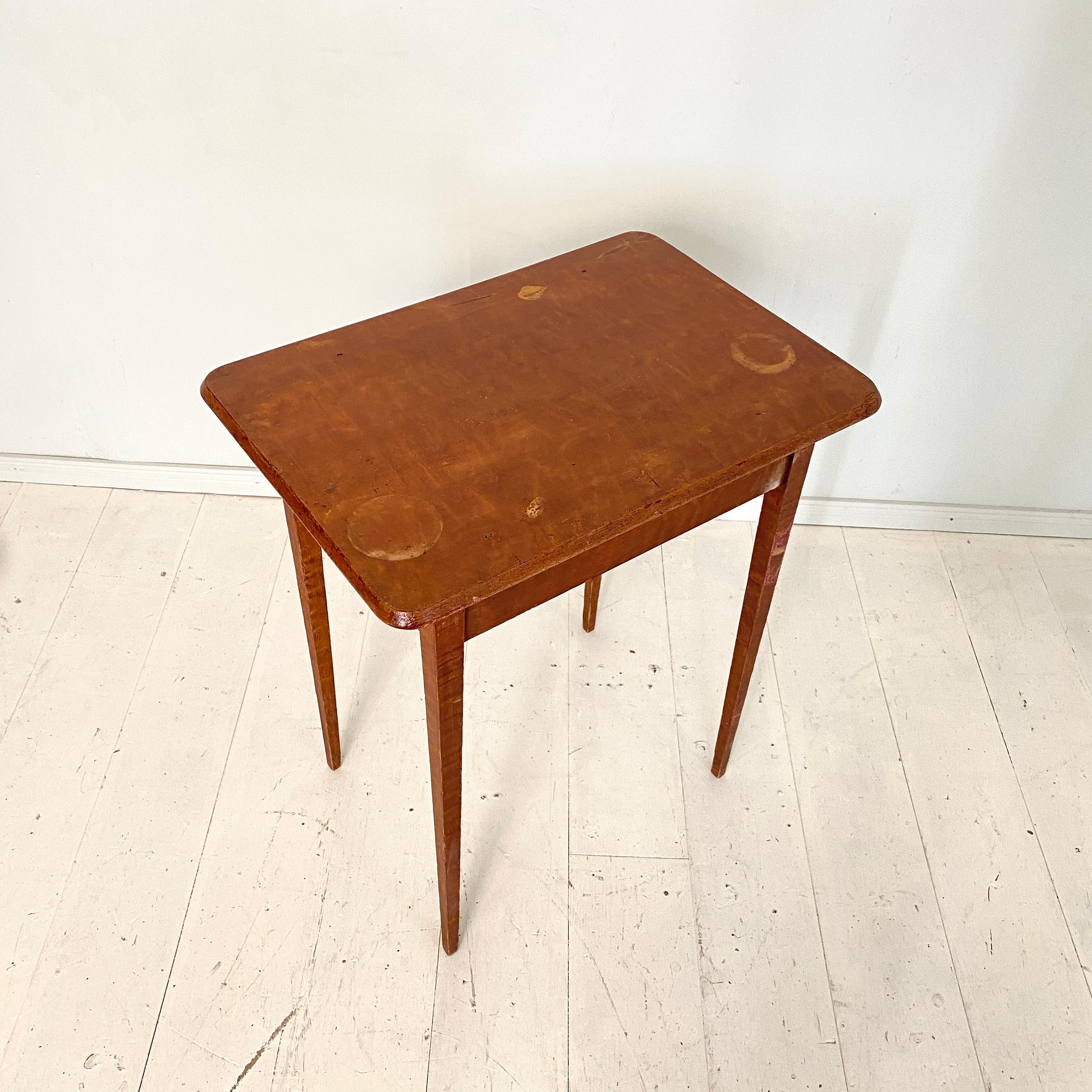 Early 19th Century Red Northern Swedish Gustavian Country Table 5