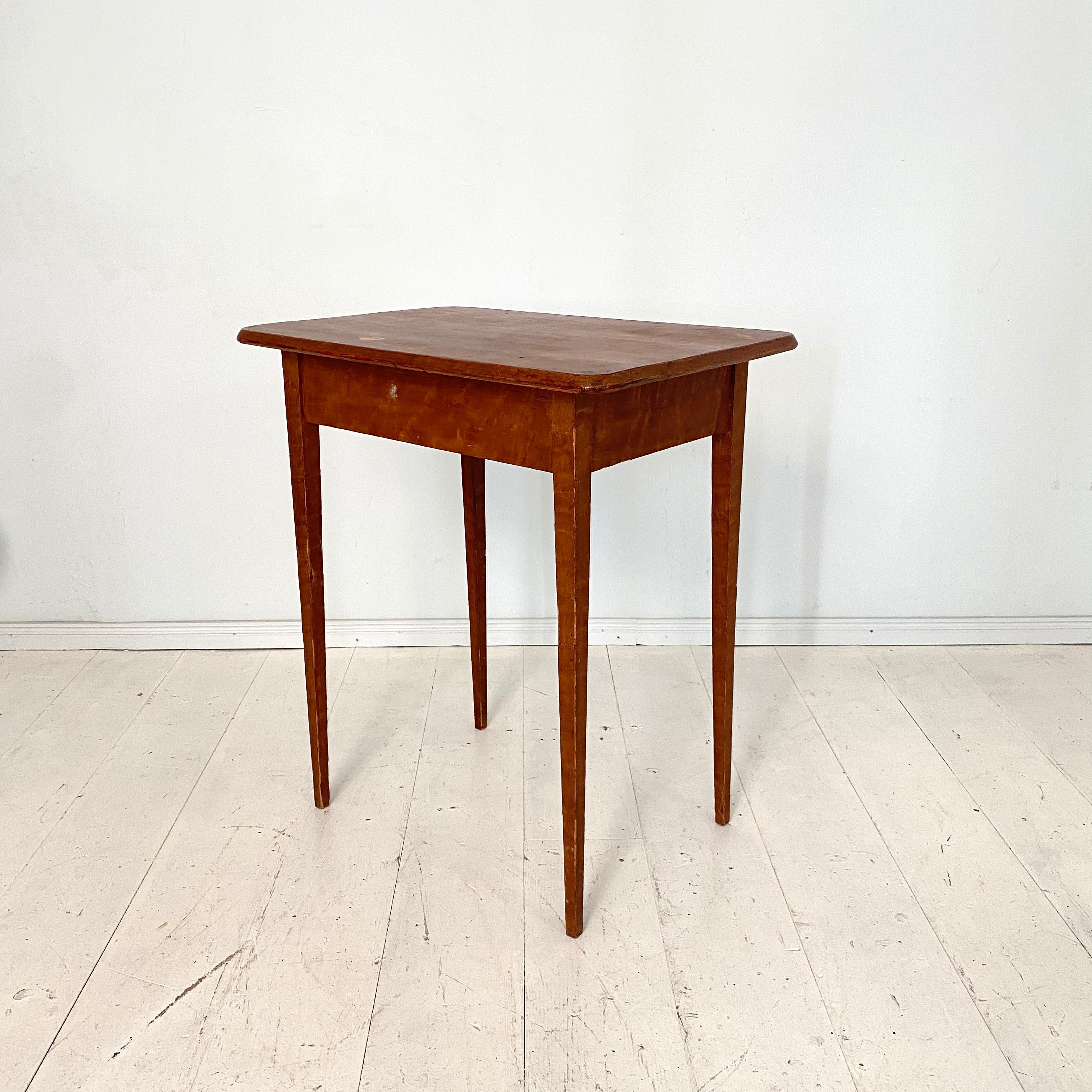 Early 19th Century Red Northern Swedish Gustavian Country Table 2