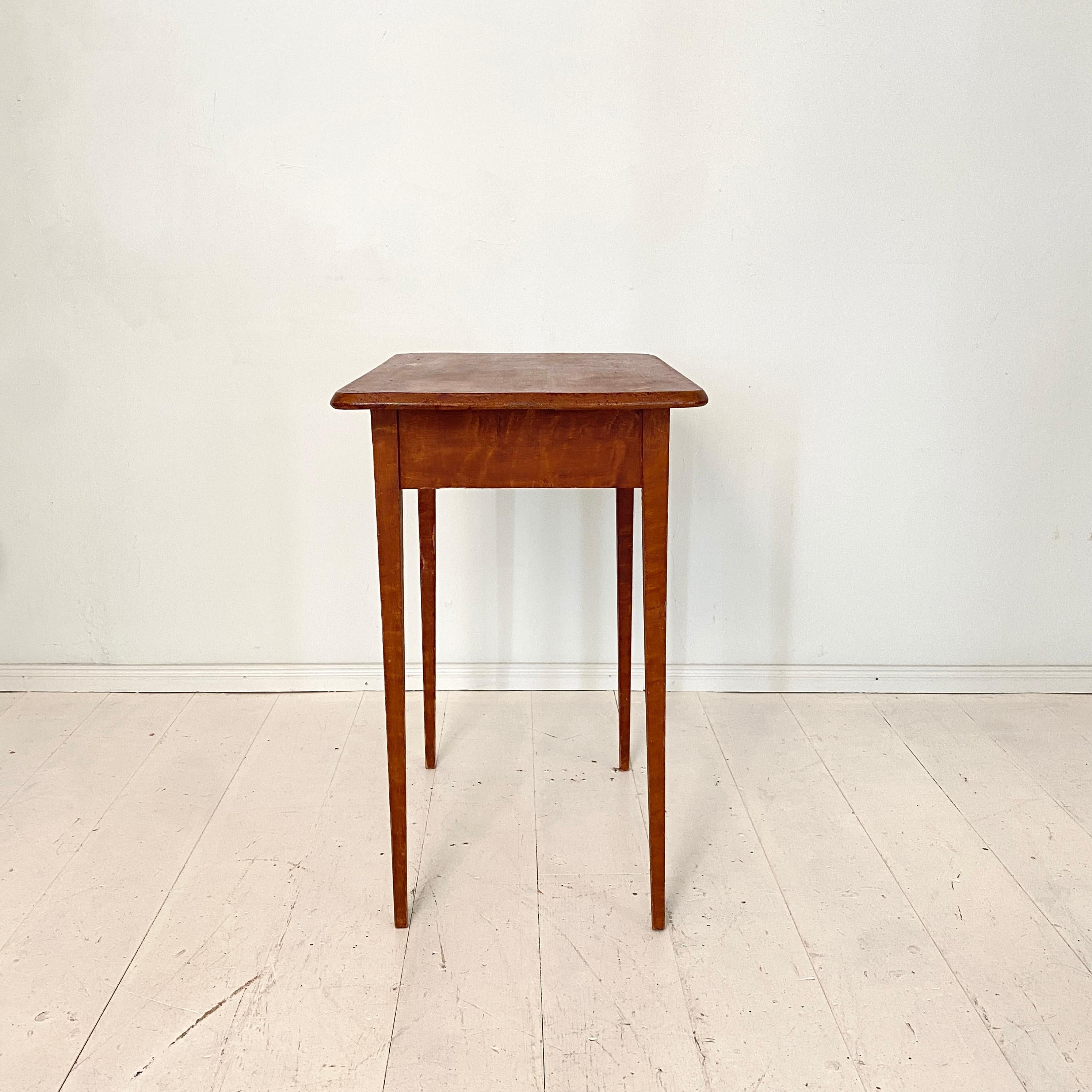 Early 19th Century Red Northern Swedish Gustavian Country Table 3