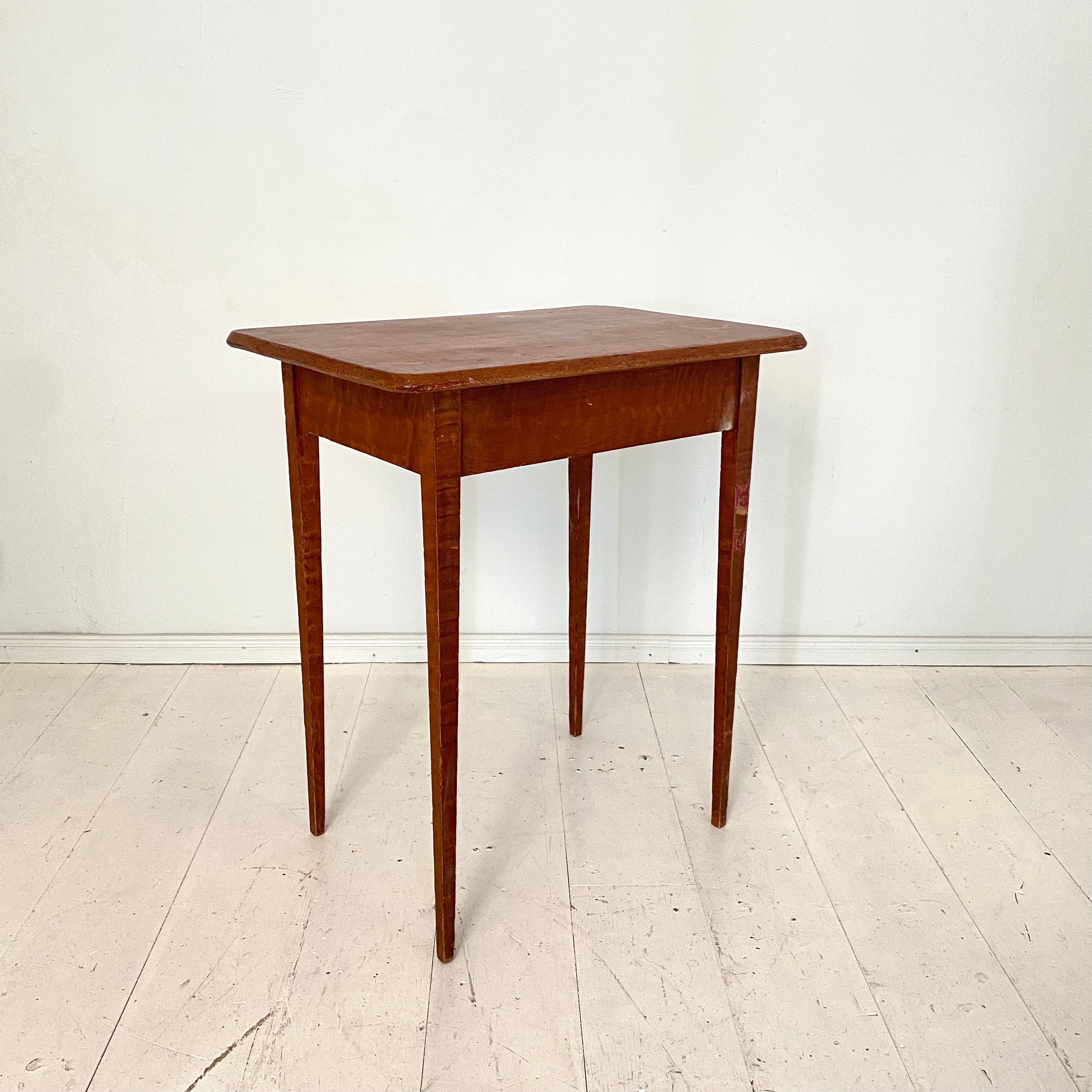 Early 19th Century Red Northern Swedish Gustavian Country Table 4