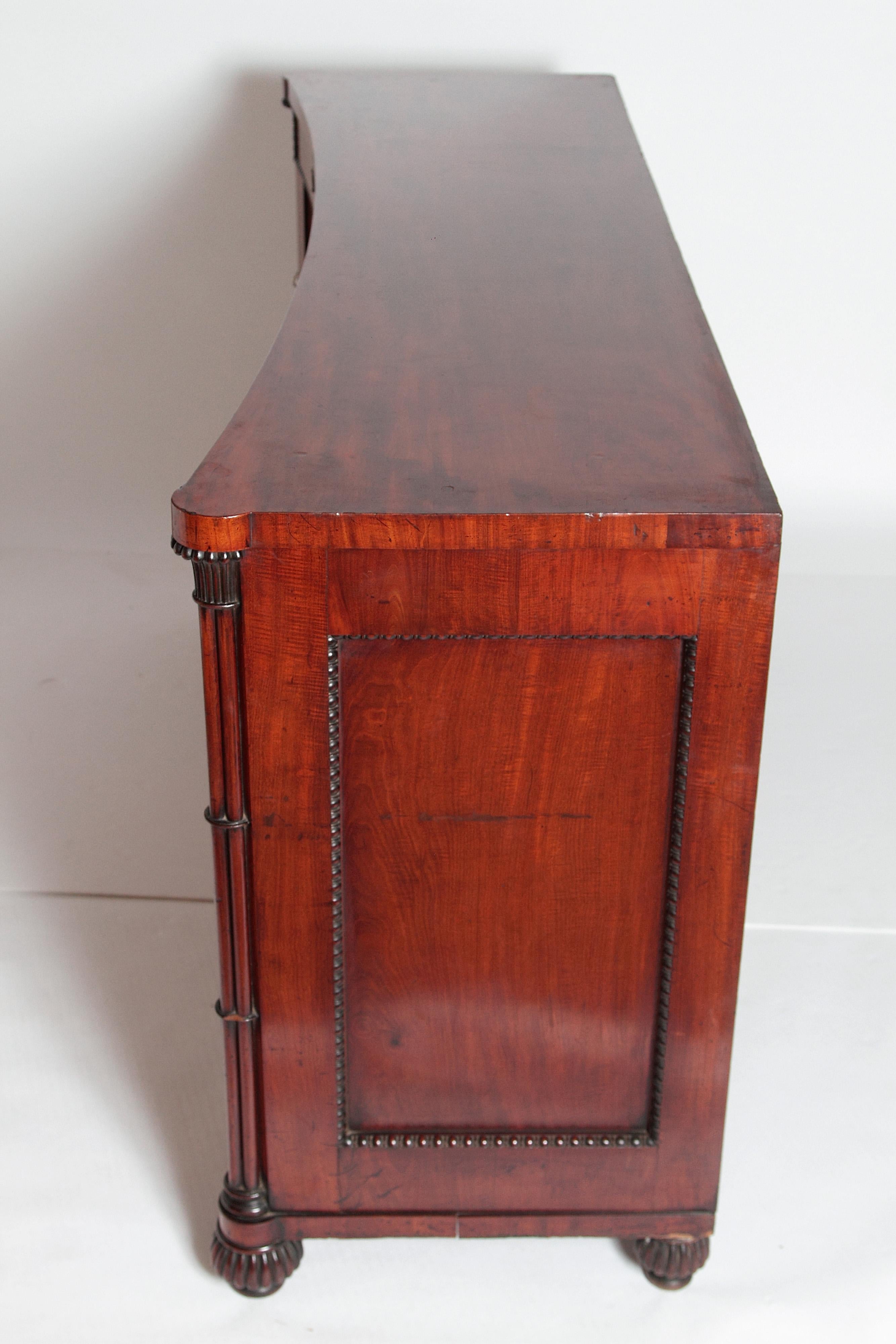 Early 19th Century Regency Bookmatched Crotch Mahogany Cabinet 5