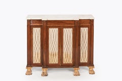 Early 19th Century Regency Breakfront Low Bookcase