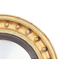 Early 19th Century Regency Convex Mirror