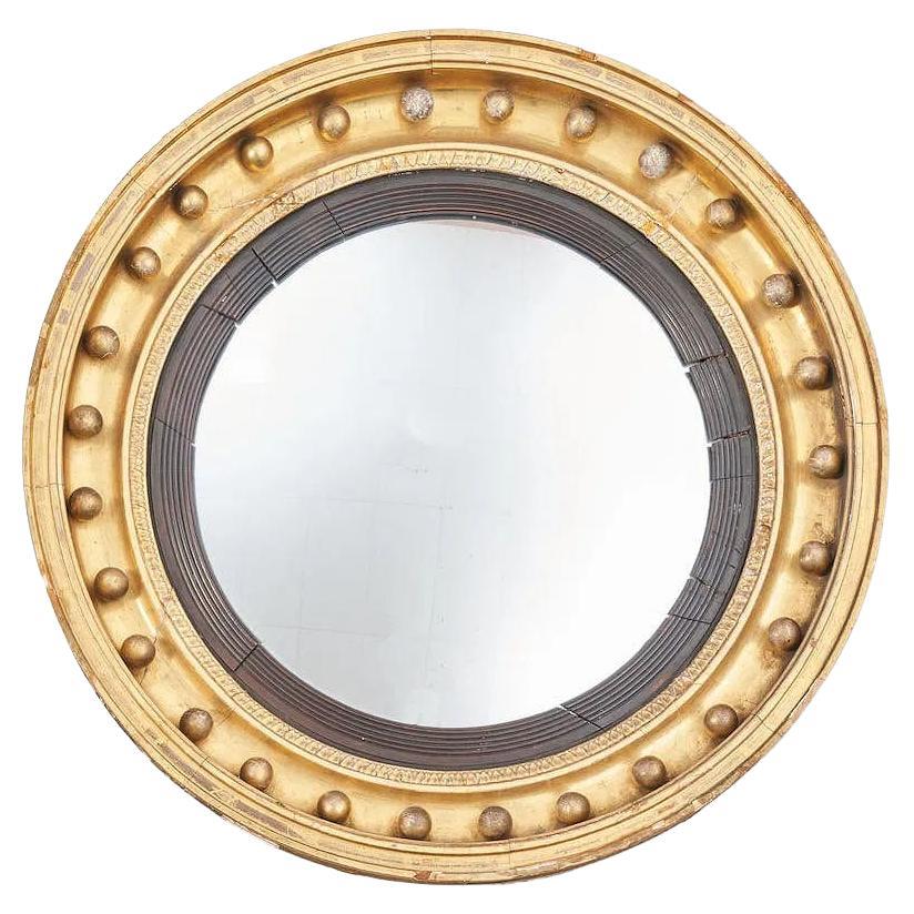 Early 19th Century Regency Convex Mirror