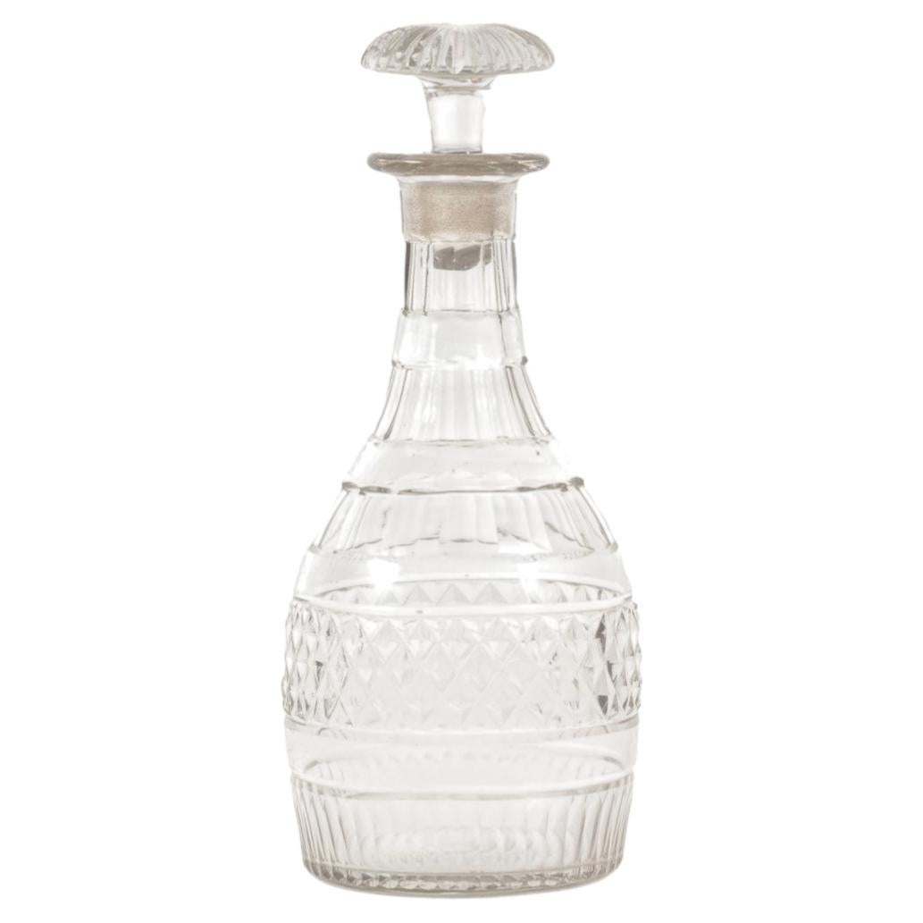 Early 19th Century Regency cut glass decanter
