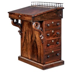 Frühes 19. Jahrhundert Regency davenport Schreibtisch
