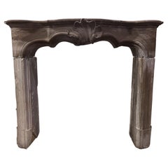 Antique Early 19th Century Regency Fireplace Mantel in French Sandstone