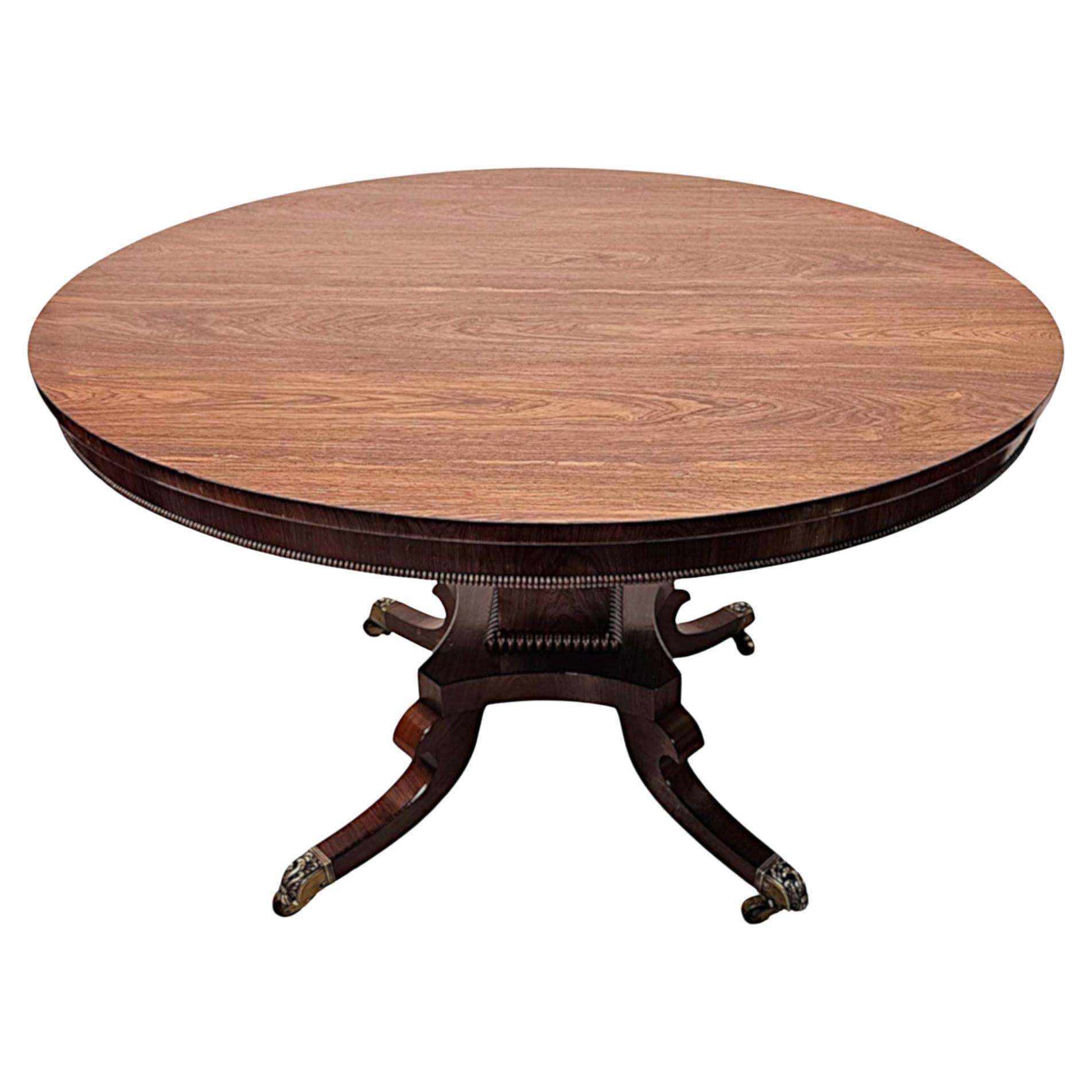 Early 19th Century Regency Flip Top Centre or Dining Table