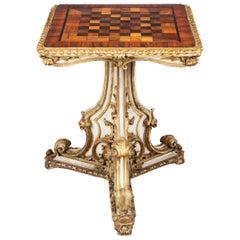 Table de jeux Regency du début du XIXe siècle