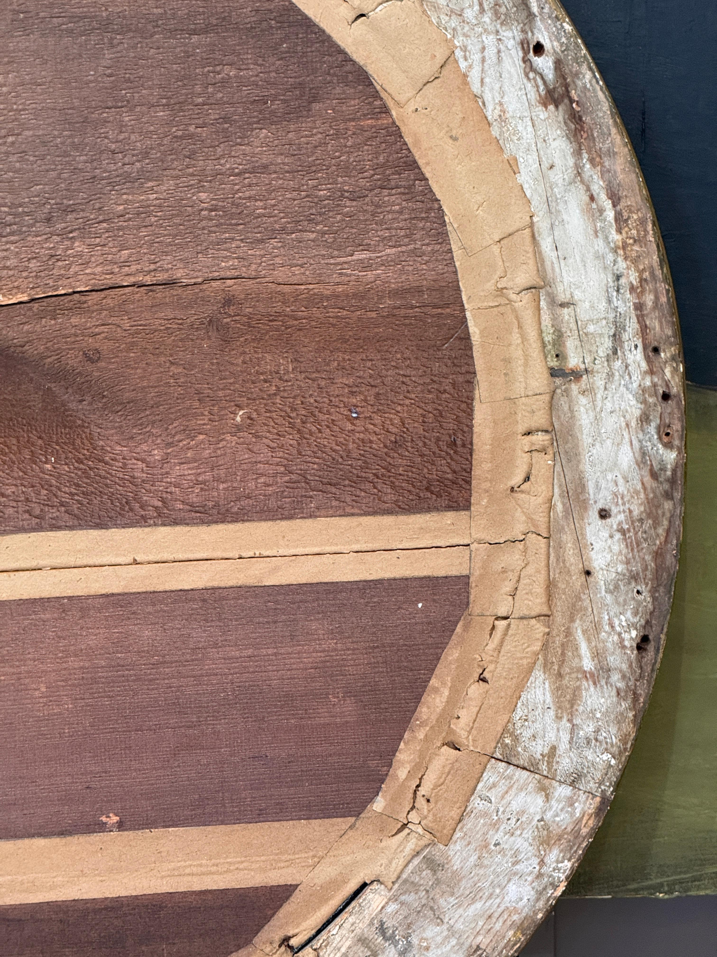 Early 19th Century Regency Giltwood Round Mirror For Sale 2