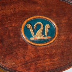 Early 19th Century Regency Armorial Klismos Hall Chairs