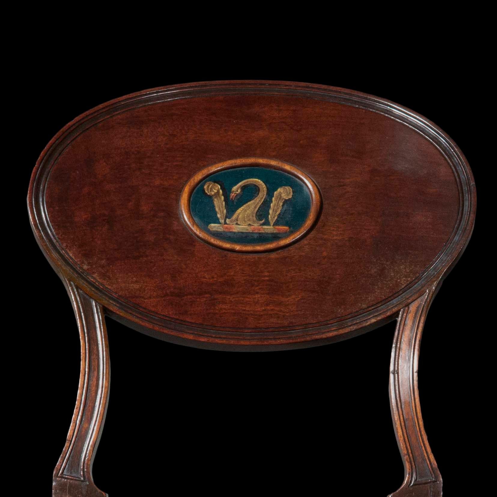 Legno Sedie da sala in klismos armoriali del primo Ottocento Regency in vendita