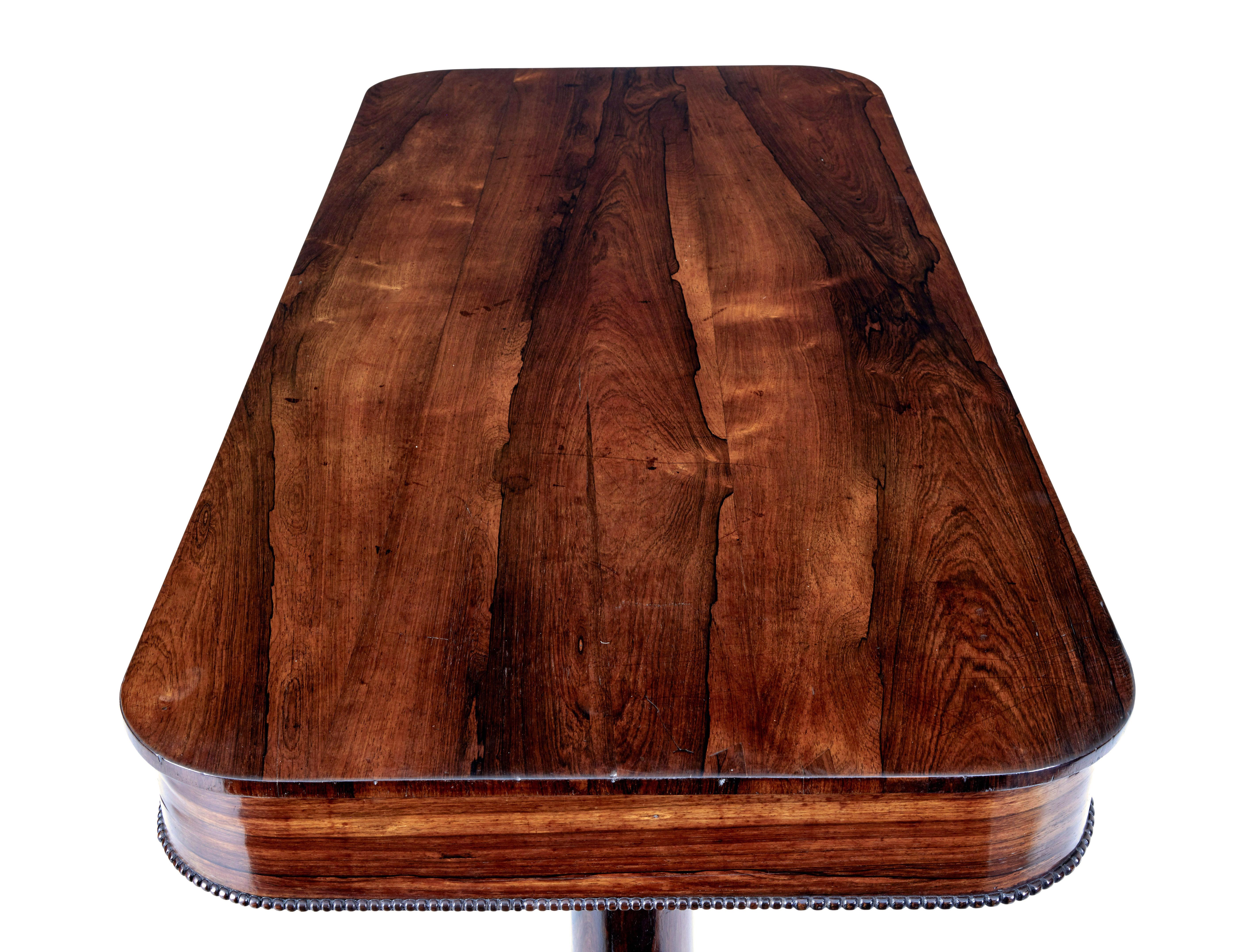 Palisander Early 19th Century Regency library table For Sale