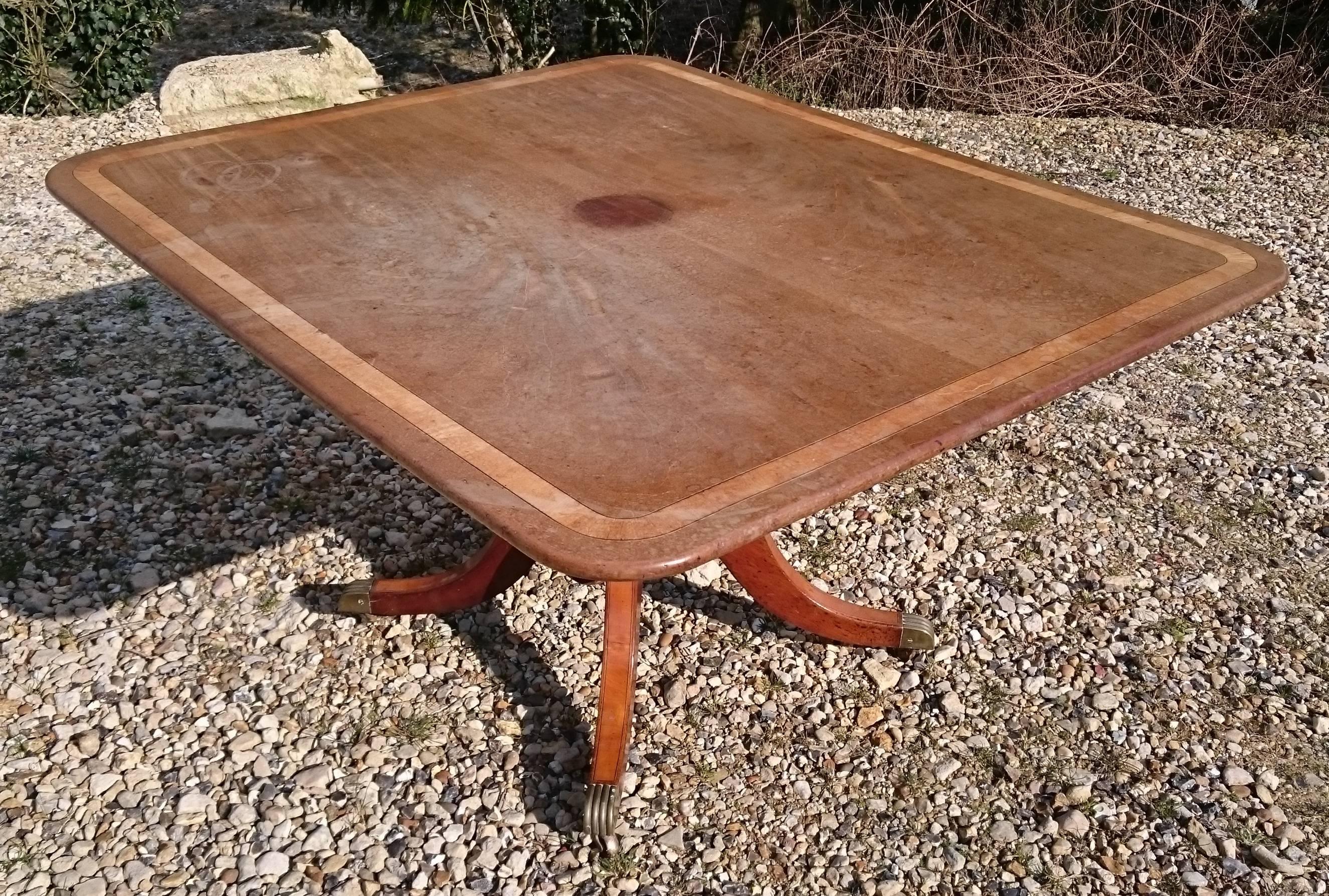 Early 19th Century Regency Mahogany Antique Breakfast Table Lovely Timber For Sale 2