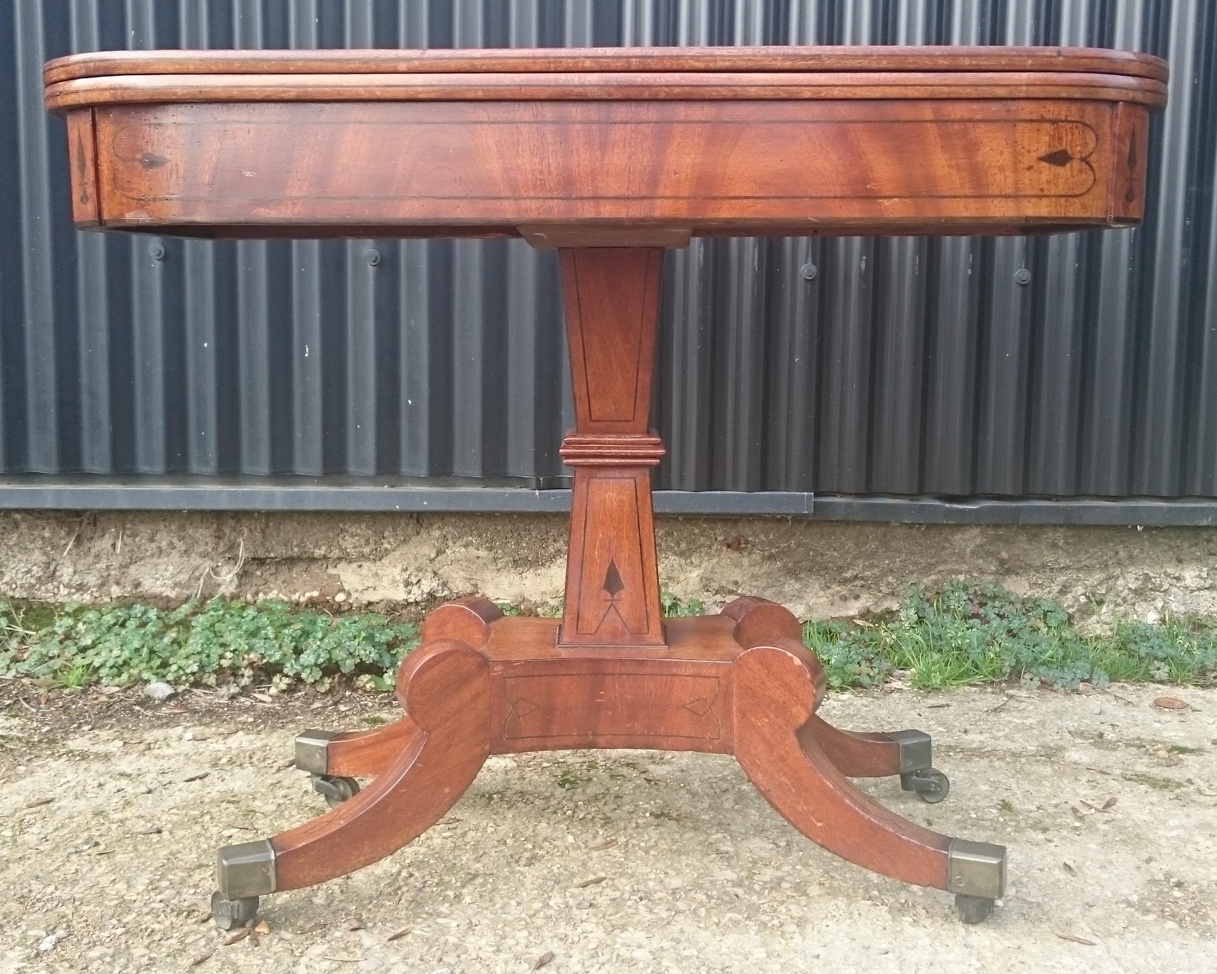 antique card table for sale