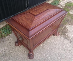 Early 19th Century Regency Mahogany Antique Wine Cooler