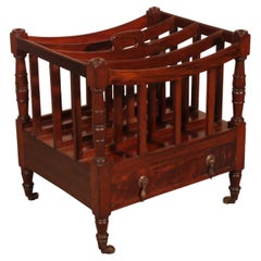 Frühes 19. Jahrhundert Regency Mahagoni Canterbury