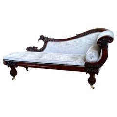 Early 19th Century Regency Mahogany Chaise Longue