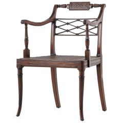 Early 19th Century Regency Mahogany Desk Chair