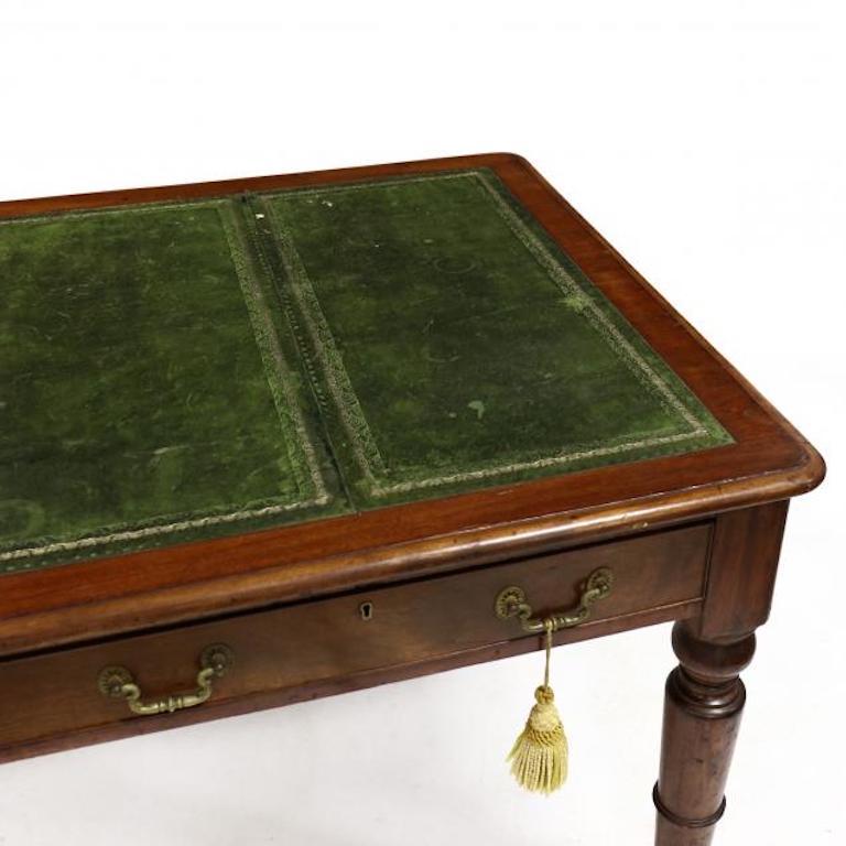 Early 19th Century Regency Mahogany Partner's Writing Desk In Good Condition In Essex, MA