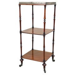 Early 19th Century Regency Mahogany Small Whatnot Étagère