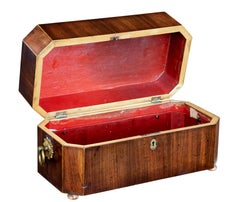 Porta tè in mogano Regency dell'inizio del XIX secolo